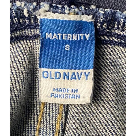 Old Navy Maternity Jeans Womens 8 Blue Skinny Medium Wash - Picture 5 of 11